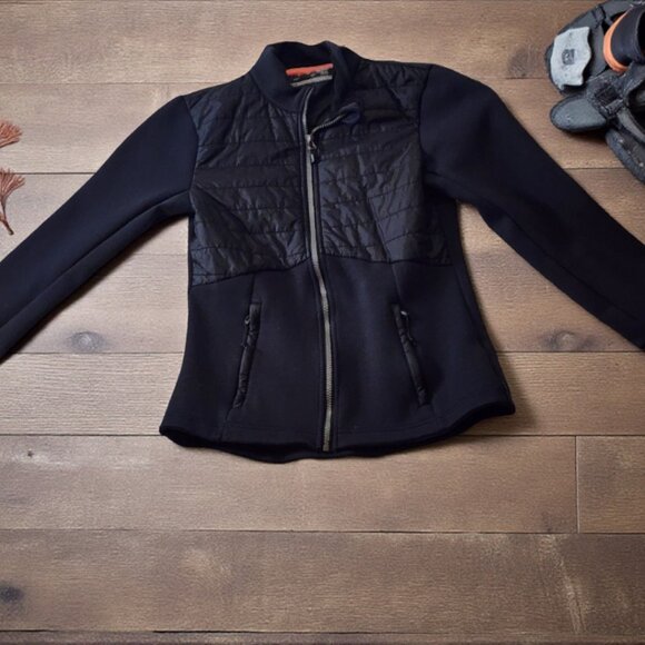 Alano by Avalanche Black Quilted Zip Jacket–Size Sm–Soft Stretch Fit Outdoor - Picture 6 of 11